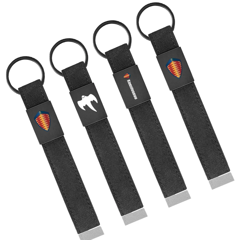 Кожаный брелок для ключей из алькантары с итальянским флагом и вышивкой для автомобиля, брелок для ключей Koenigsegg Agera RS Agera R NT One:1 Jesko CCXR CCX CCR