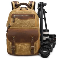2022 new retro slr photography bag canvas backpack computer camera bag outdoor travel storage digital bag