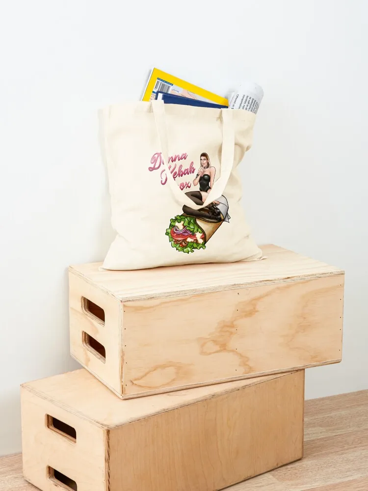 Donna Kebab xox Tote Bag Женские сумки пляжные Холщовая женская сумка