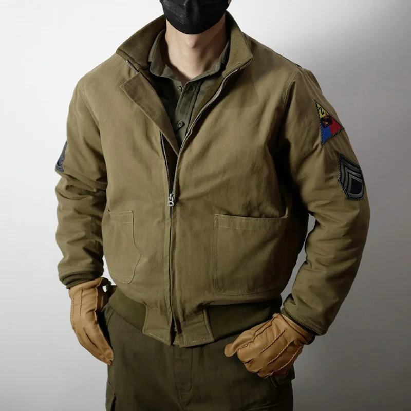 

Шерстяное мужское пальто с подкладкой, военная Униформа США Второй мировой войны