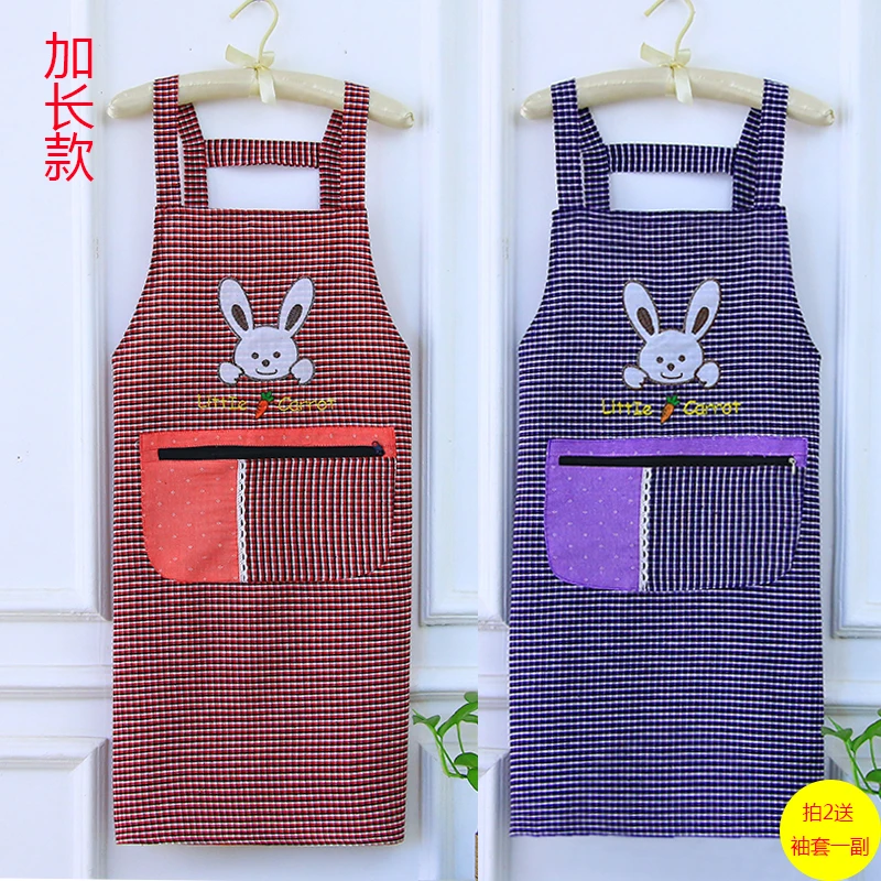 

Фартук симпатичный удлиняющий хлопковый летний в японском стиле удобный и дышащий домашний Модный женский хлопковый нагрудник