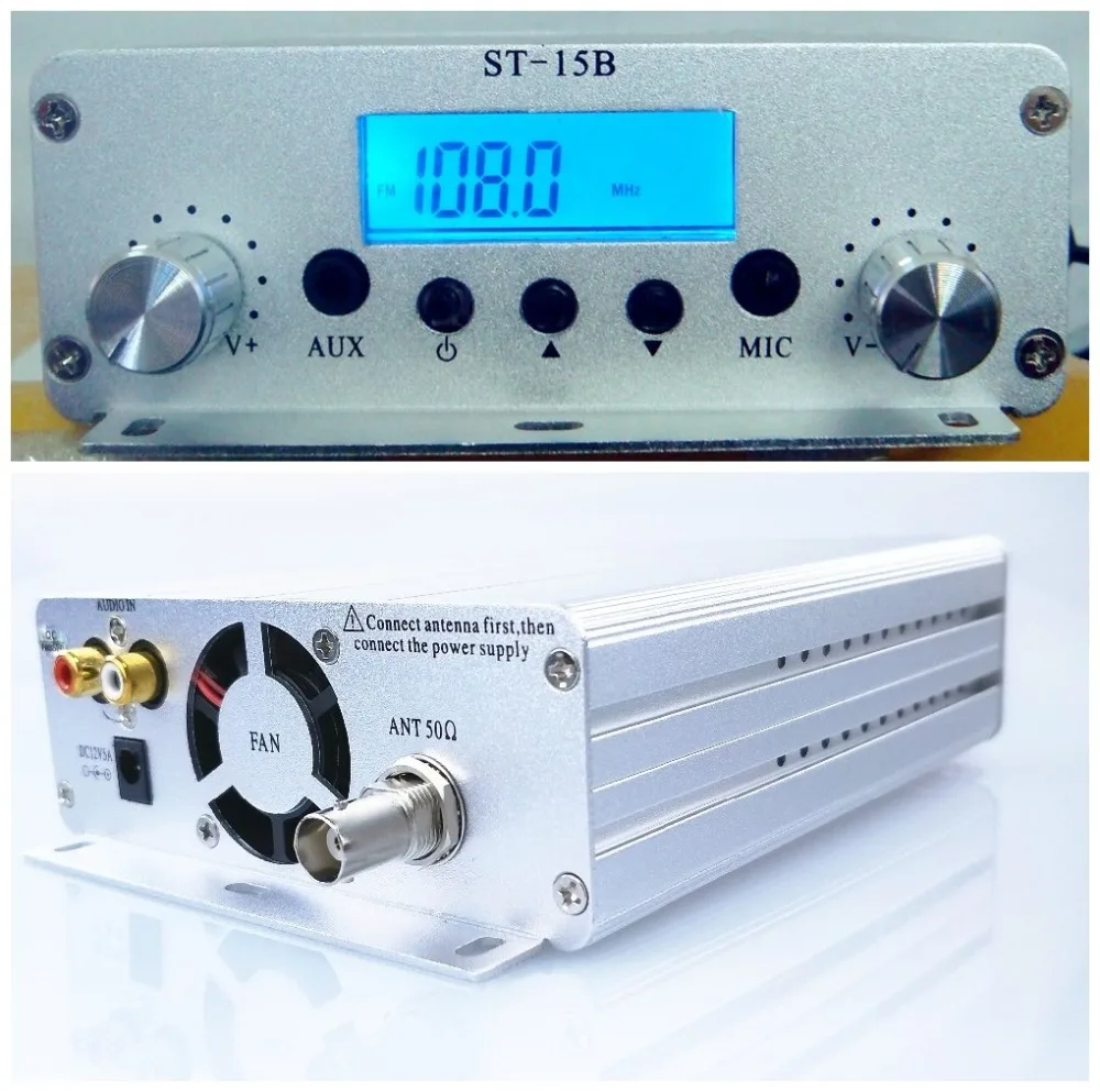 

15W FM Transmitter for FM Radio Broadcast