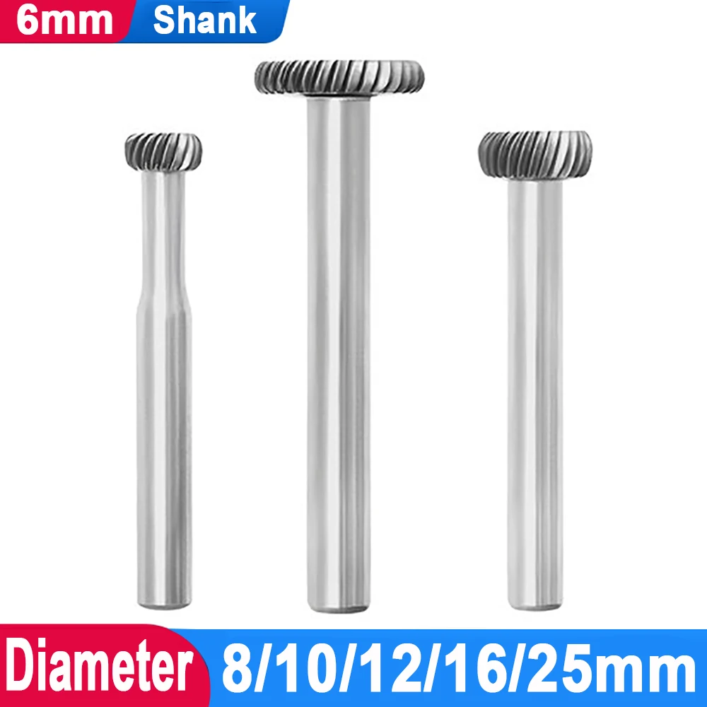 

Твердосплавная фреза из вольфрамовой стали с одним желобом, 6 мм