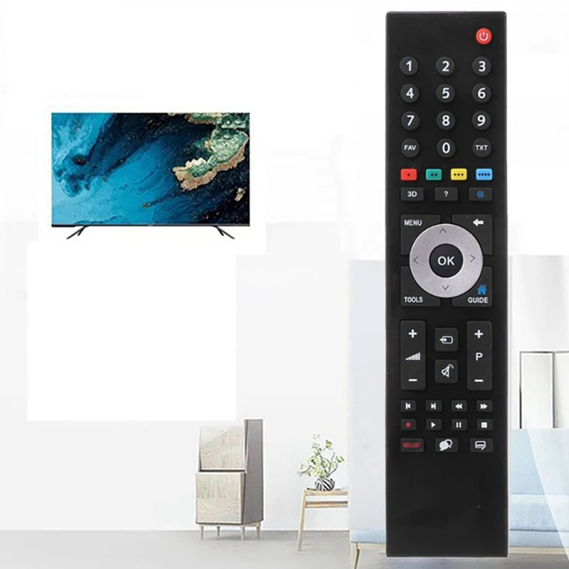 TP7187R Пульт дистанционного управления для GRUNDIG Smart TV Сменный пульт Черный