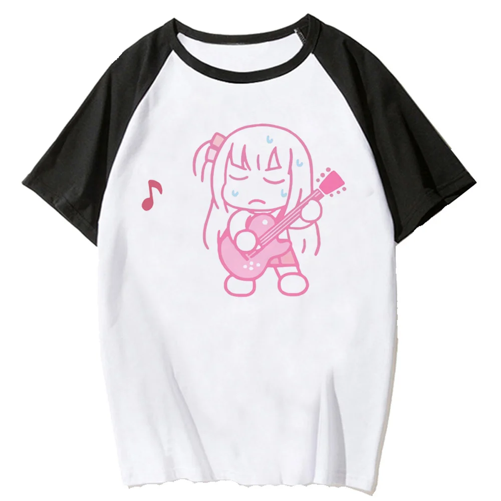 

Bocchi the Rock t shirt women Y2K Tee female graphic manga clothes
