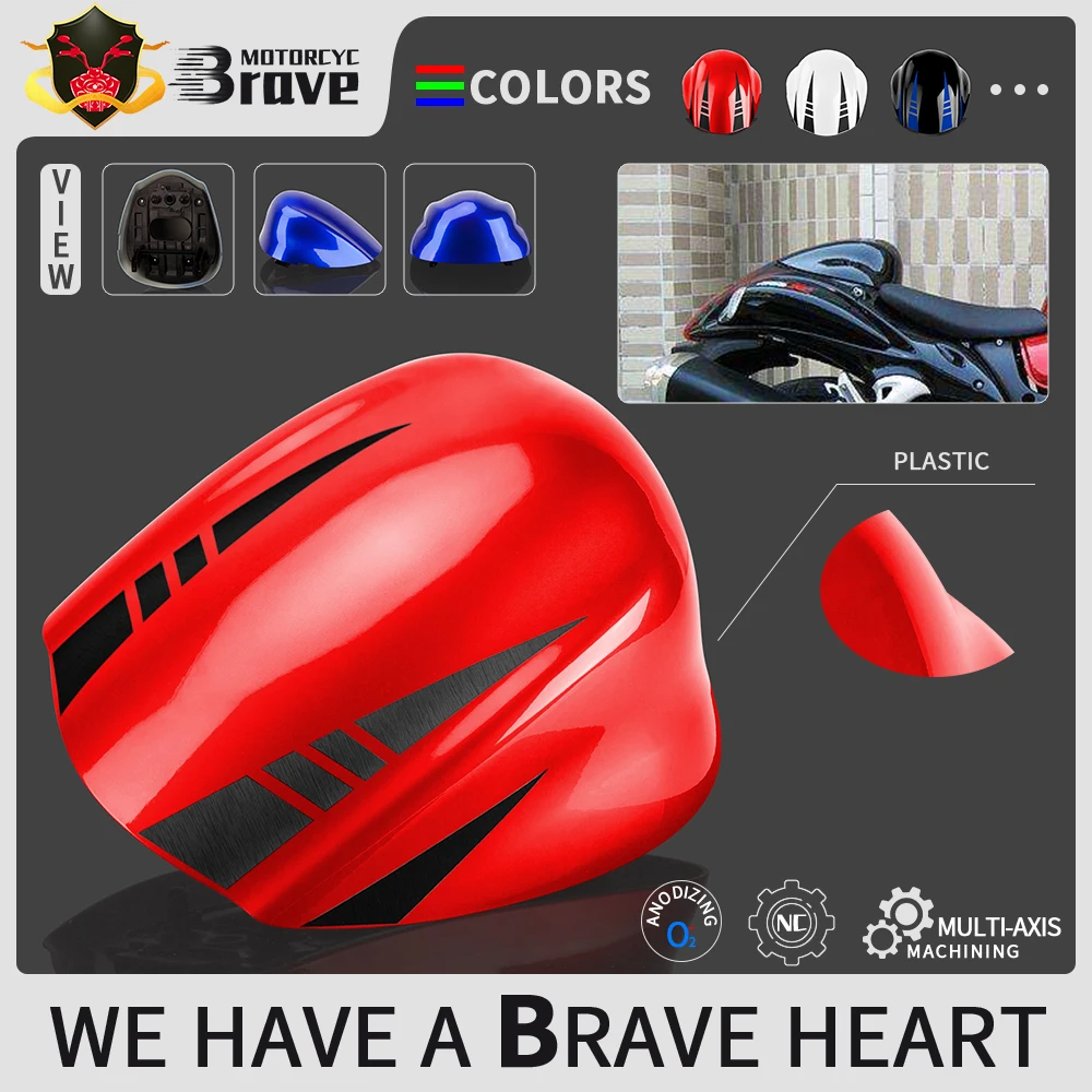 

GSXR 1300 мотоциклетный Синий чехол для пассажирского заднего сиденья, обтекатель для заднего сиденья Мотоцикла Suzuki GSXR1300 Hayabusa 2008-2020 годов