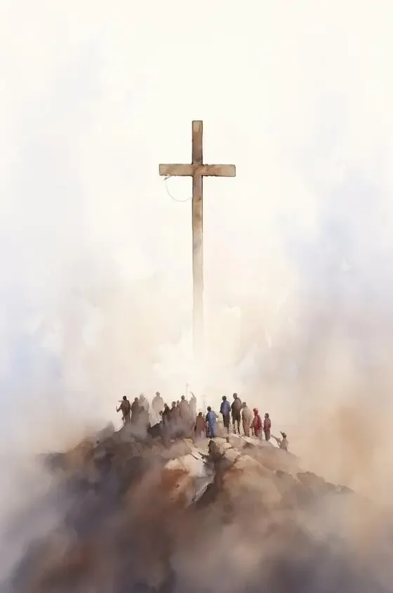 

Иисус, ходящий на воде, картина на холсте