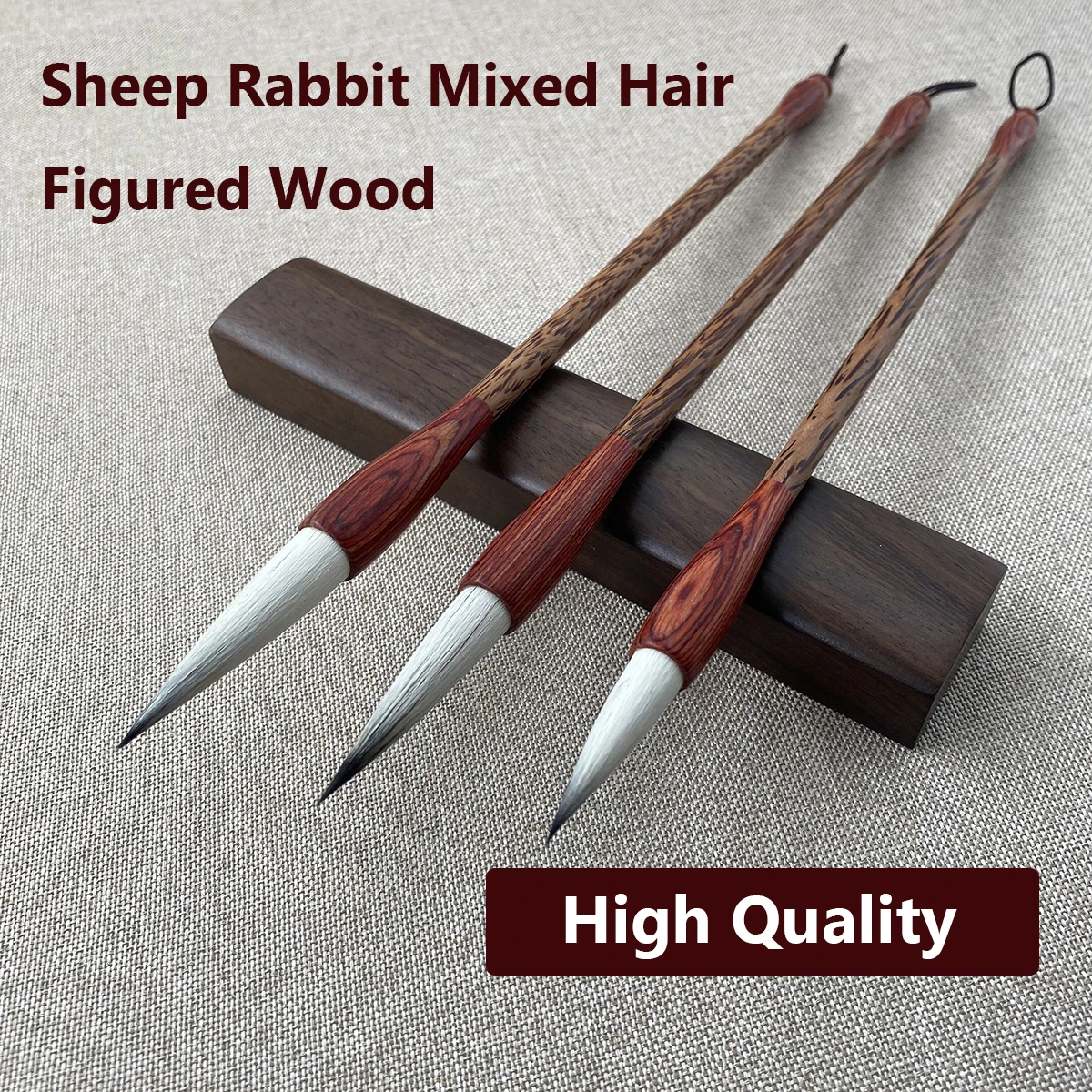 

Hair Traditional Rabbit Calligraphy Wood Chinese Boutique Professional Painting Figured Brush Sheep Pen Writing Mixed Ink Soft