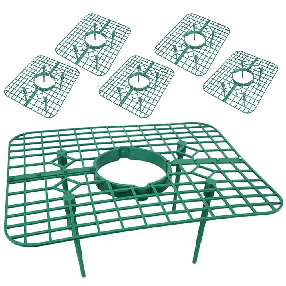 

6 Pcs Strawberry Three-dimensional Cultivation Frame Square Stand Planter Holder Plastic Growing Supports Hydroponic Plants