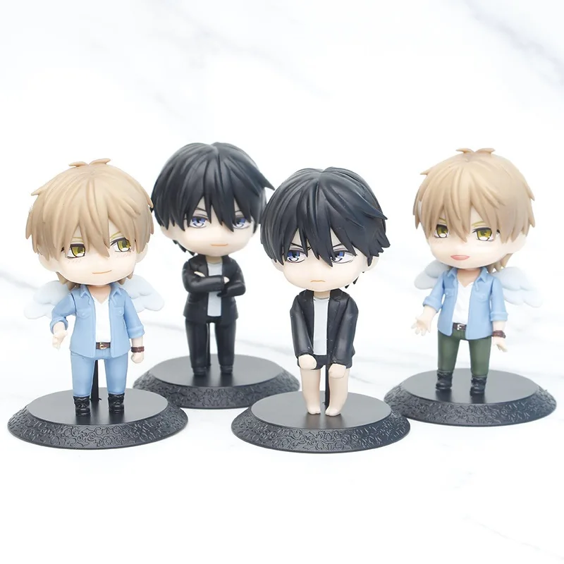 

4pcs/set I'm Being Harassed By the Sexiest Man of the Year JYUNTA AZUMAYA TAKATO SAIJYO Figure Toys