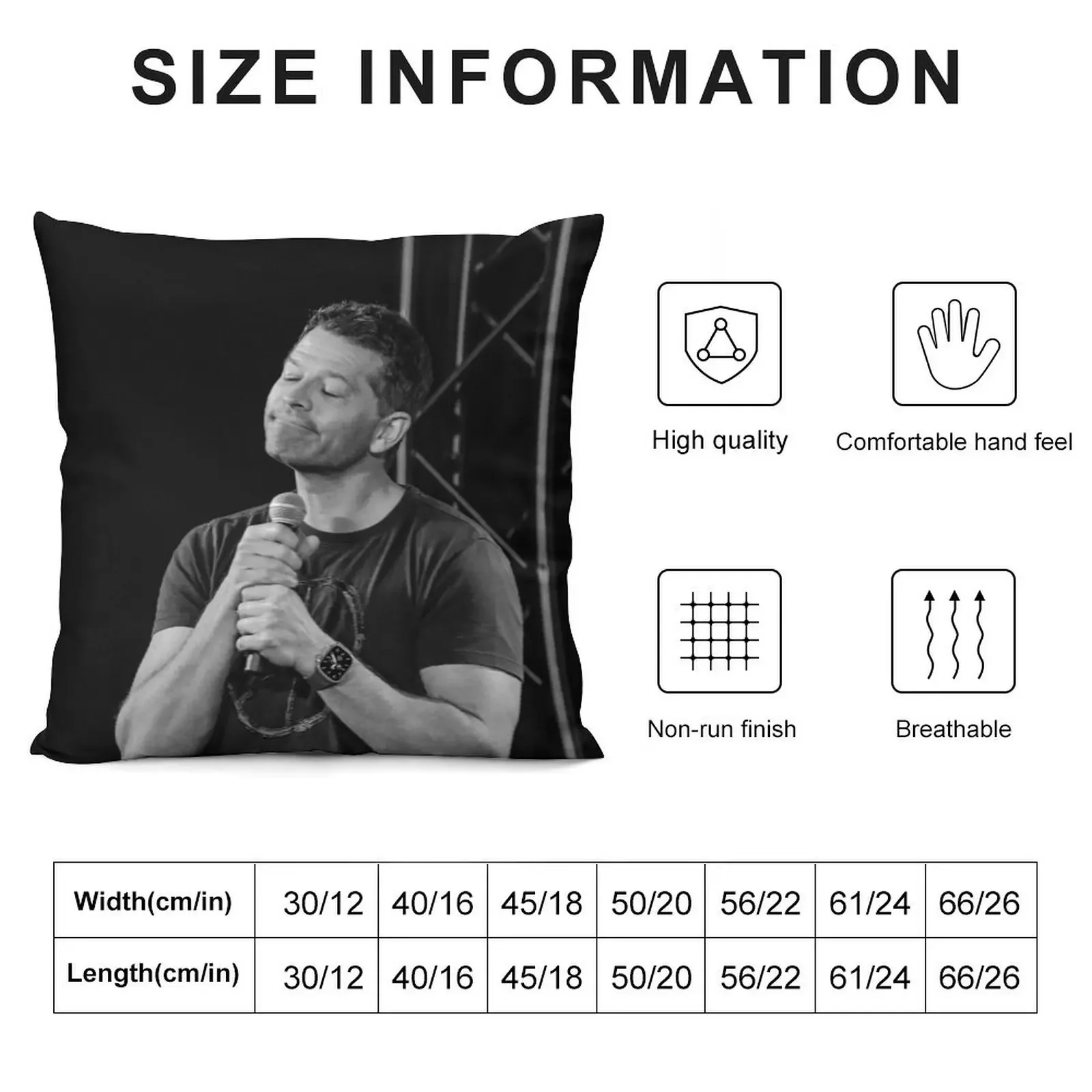 Декоративная подушка Misha Collins чехол для диванной подушки рождественские