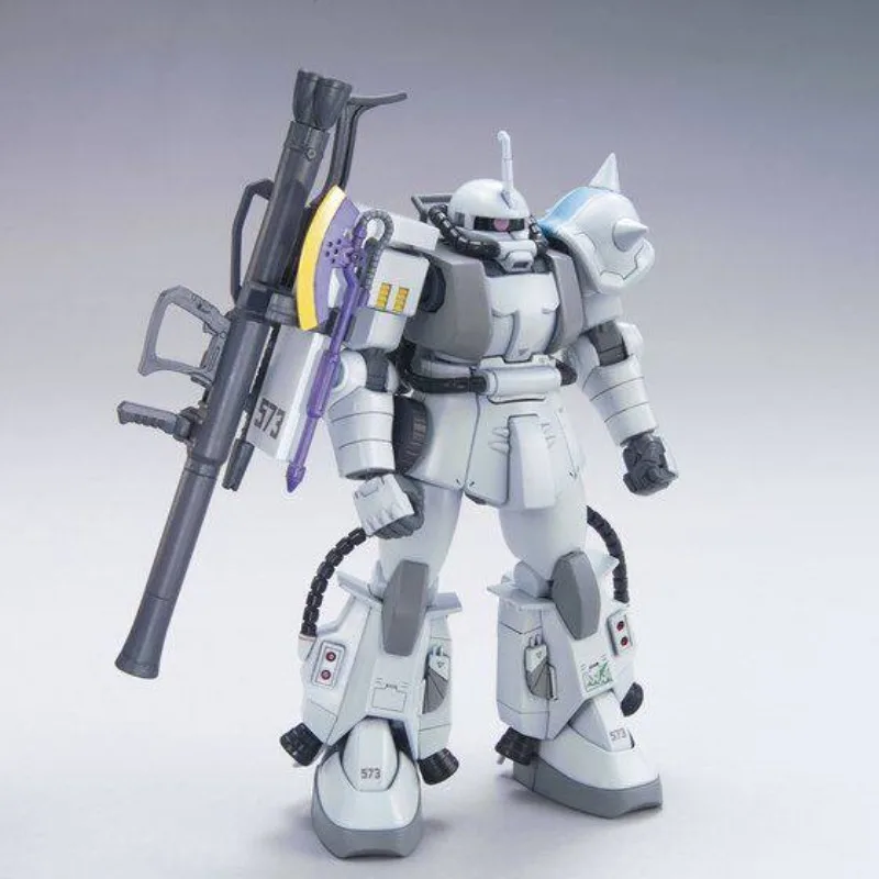 Фото Оригинальная модель Bandai HGUC 1/144 GUNDAM, аниме-фигурка MS-06R-1A ZAKUII, набор для сборки, подарок для мальчиков и девочек, коллекционная модель №3