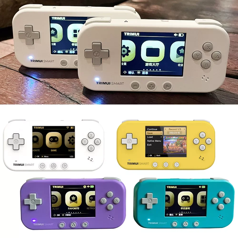 

NEW2023 2.4 Inch Smart Game Console Retro 15000+ Games Open Source Handheld Game Players Bluetooth 4.0 WiFi Game Console Video P