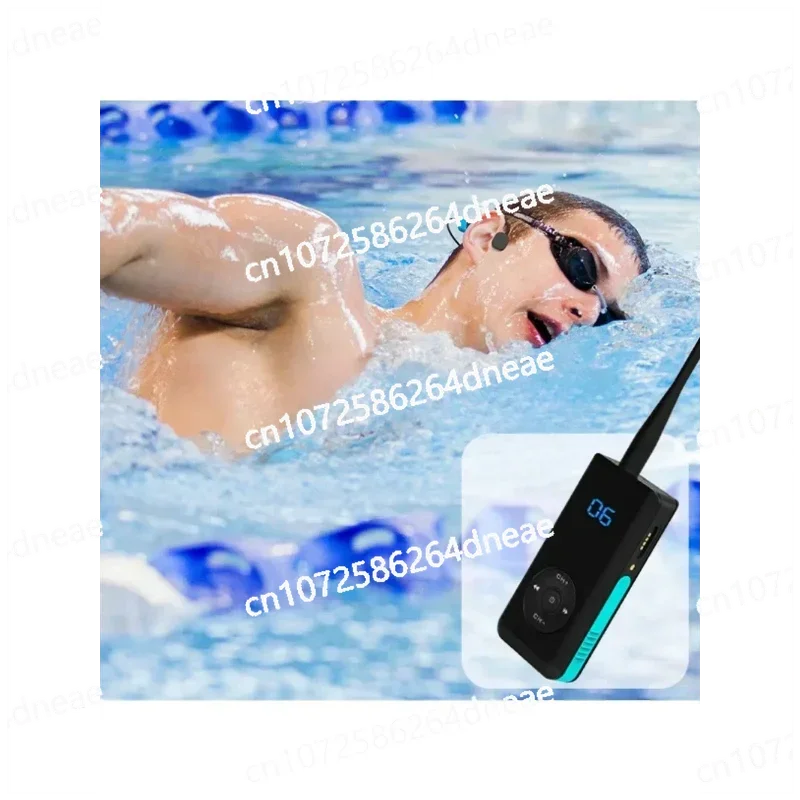 Waterdichte Draadloze Headset Hoofdtelefoon Onderwater Zwemcoach Walkie Talkie Communicatie Oortelefoon Zwemapparatuur Training