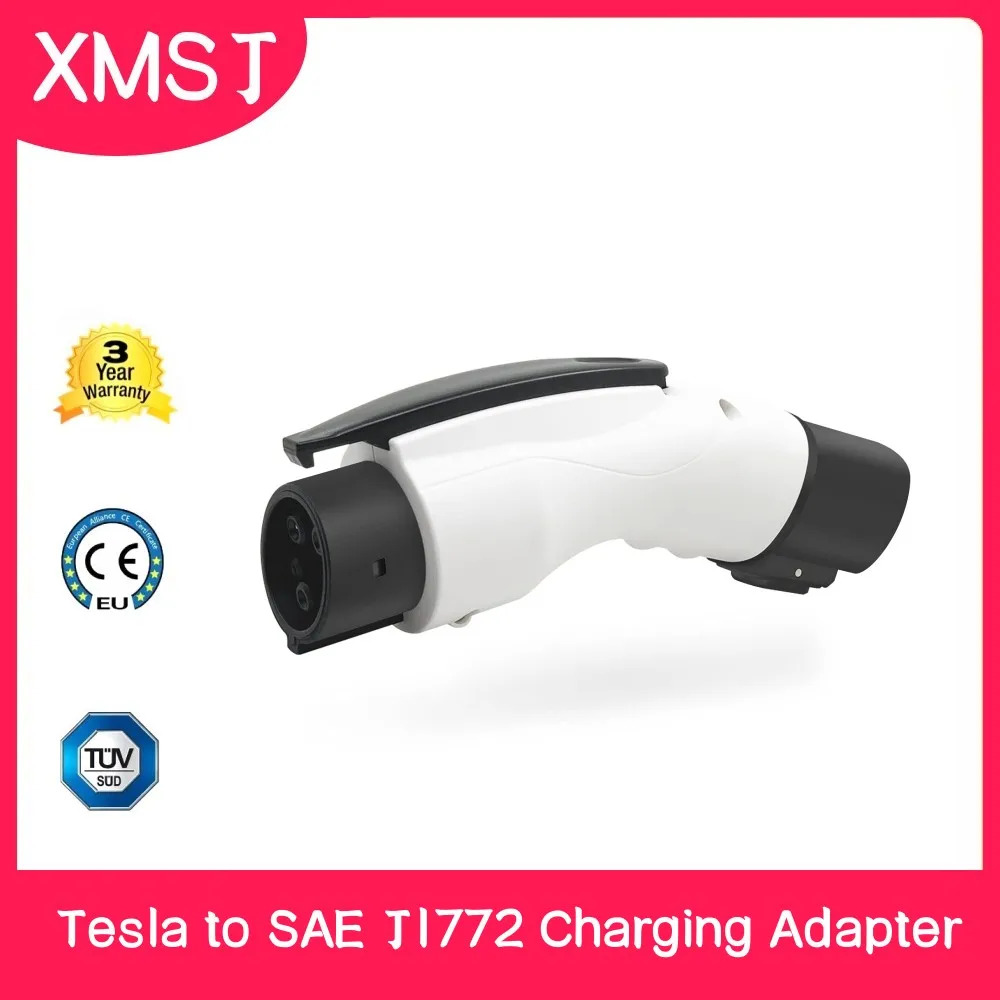 Адаптер зарядки Tesla к SAE J1772, максимум 48 А 250 В, портативная Быстрая зарядка