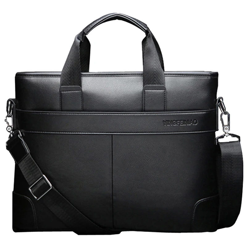 Men's Briefcase Designer Bag For Documents pu Leather Office Men Business Bags Document Shoulder Laptop Briefcase For Husband