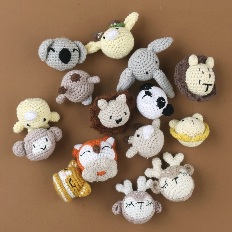 

Soft & Safe Animal Knitting Beads Perfect for Teething & Sensory Exploration