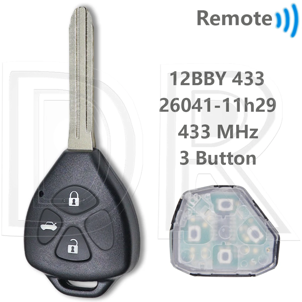 

Отличный HYQ12BBY США 11h29 Европа 314,4/433,93 МГц 4D67/72 G Автомобильный дистанционный ключ для Toyota Corolla Camry Avalon Matrix RAV4 Yaris Venza