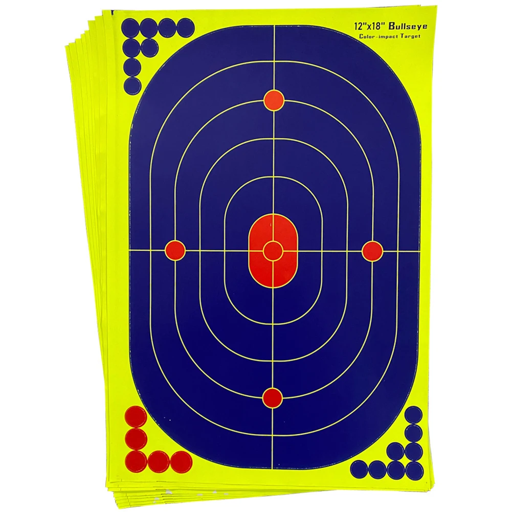 

Target Stickers Splatter Targets 10pcs/Pack 12*18 Inch Adhesive Targets Paper Paper Target Paper Targets Useful