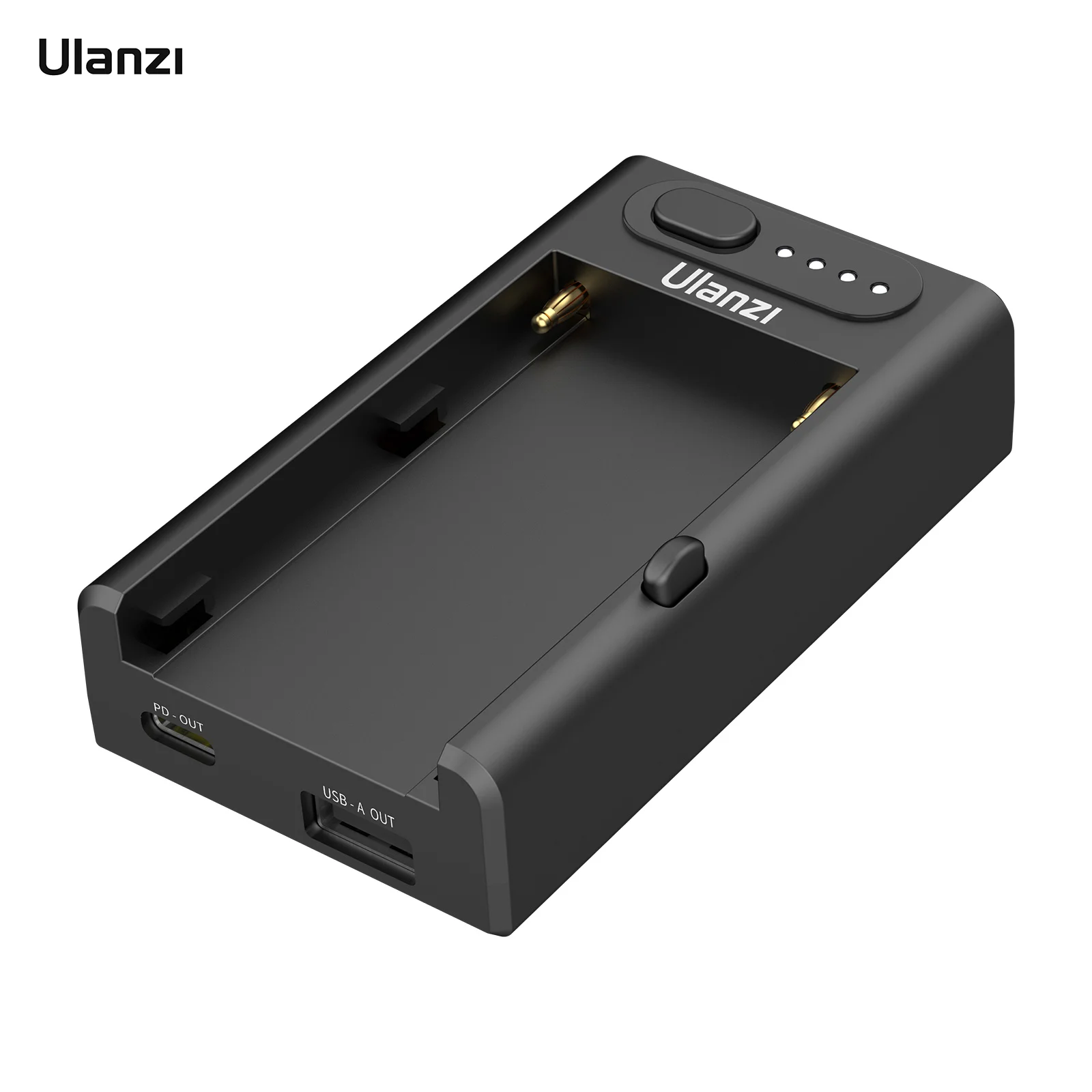 

Ulanzi NP-F01 Multi-functional Camera Battery Charger for F550/F750/F970 NP-F Batteries 22W Bi-directional Quick Charger 2PSC