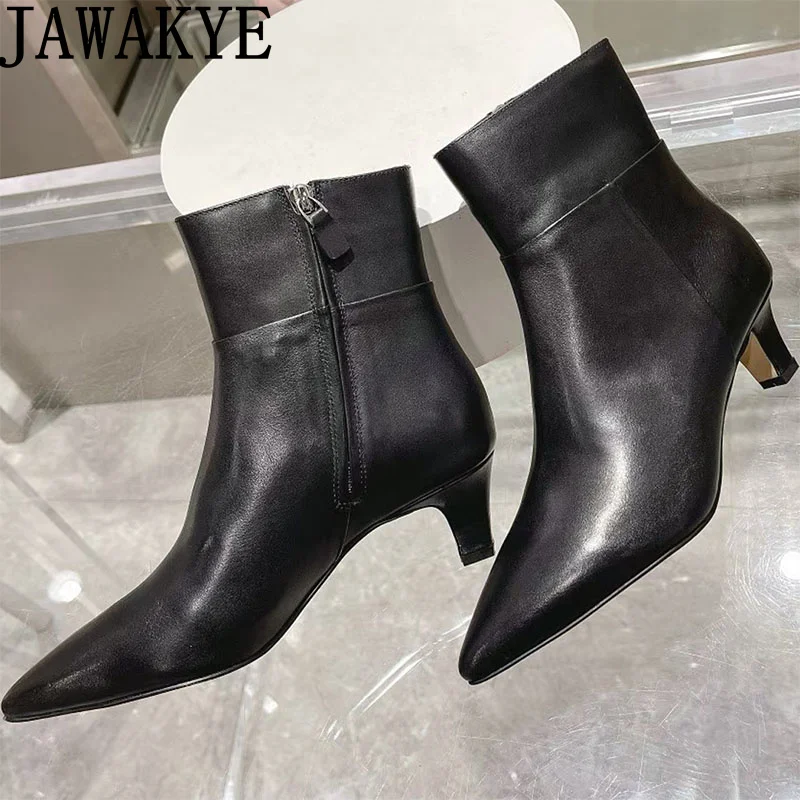 

Женские замшевые ботинки с острым носком, модельные длинные сапоги В рыцарском стиле, современные женские ботинки на коротком каблуке, Осен...