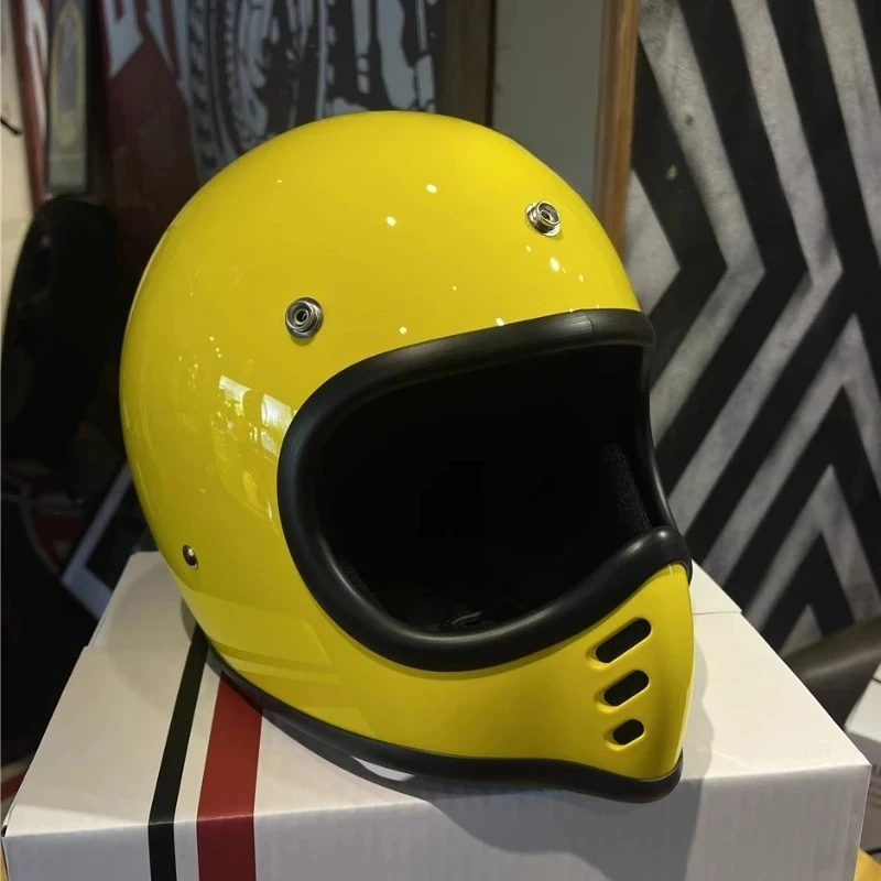 

Мотоциклетный маленький шлем с острым носком, японский внедорожный ретро полный шлем, профессиональный гоночный мини-шлем с острым носком