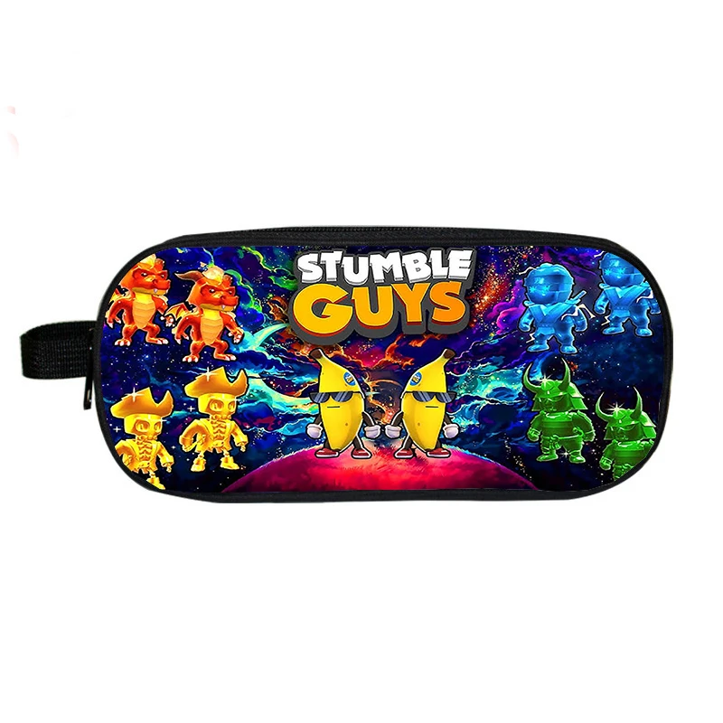 

Пенал детский двухслойный с принтом для косметики и карандашей