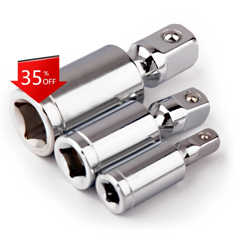 

1/4"3/8"1/2" Ratchet Vehicle Angle Extension Flexible Joint Set Universal Auto
