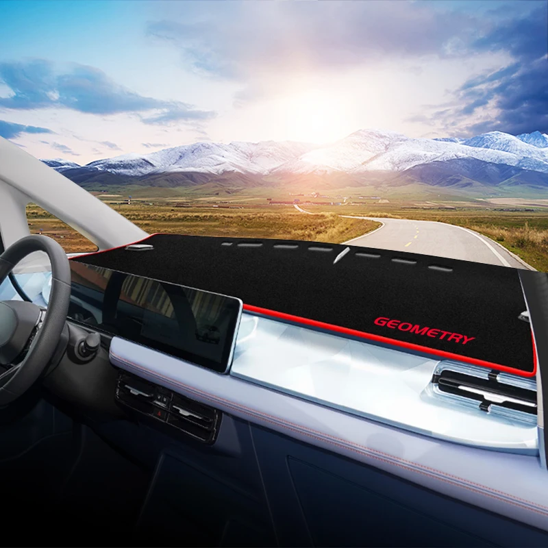 Чехол на приборную панель автомобиля геометрический для Geely E 2022 2023 2024