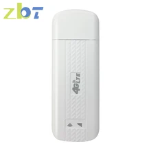 ZBT Portable WiFi Dongle USB 4G Modem Sim Card Slot Hotspot Cat4 150Mbps Mobile Wireless Unlock for Car Router GSM UMTS LTE