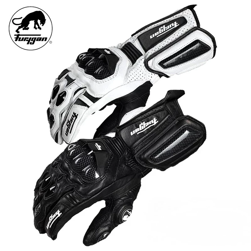 

Motorcycle leather carbon fiber gloves Furygan cross-country mountain bike motorcycle gloves riding motorcycle rider gloves