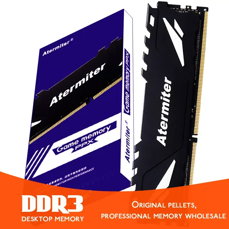 

NEW2023 Atermiter PC Memory RAM Memoria Module Computer Desktop DDR3 2GB 4GB 8GB PC3 1333MHZ 1600MHZ 1866MHZ 10600 12800 2G 4G 8