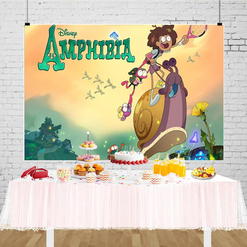 Рисунок 3 - Фон для фотографий амфибия мультфильм