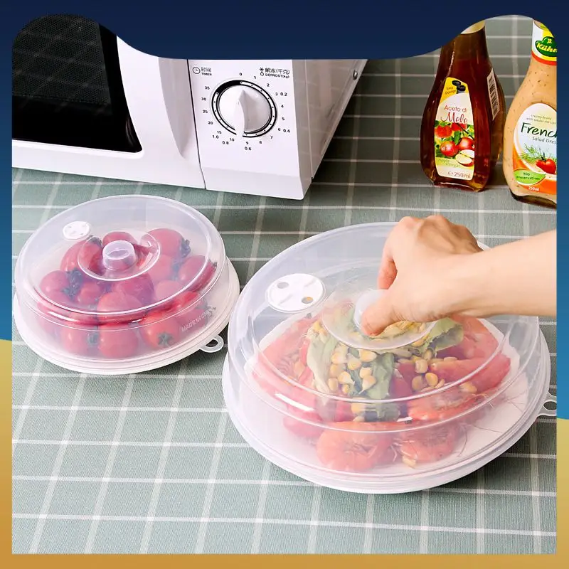 

Microwave Heating Sealing Lid Can be Superimposed On Refrigerator Transparent Fresh-keeping Dust Covers Lid Plastic Bowl Lid