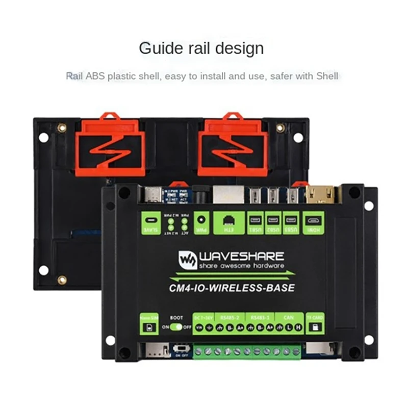 Плата расширения Waveshare для Raspberry Pi CM4 промышленный модуль 5G/4G/LoRa связи IO