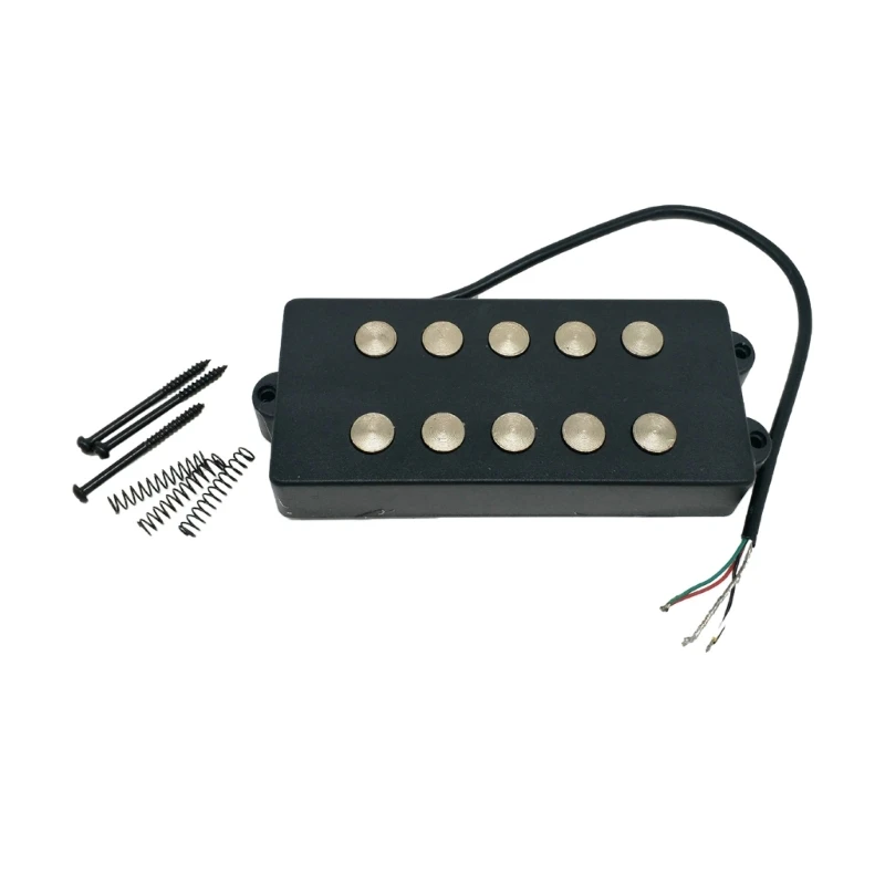 

Mini Pickups with Spring & Screws Guitar Mounting Accessories for Electric Bass