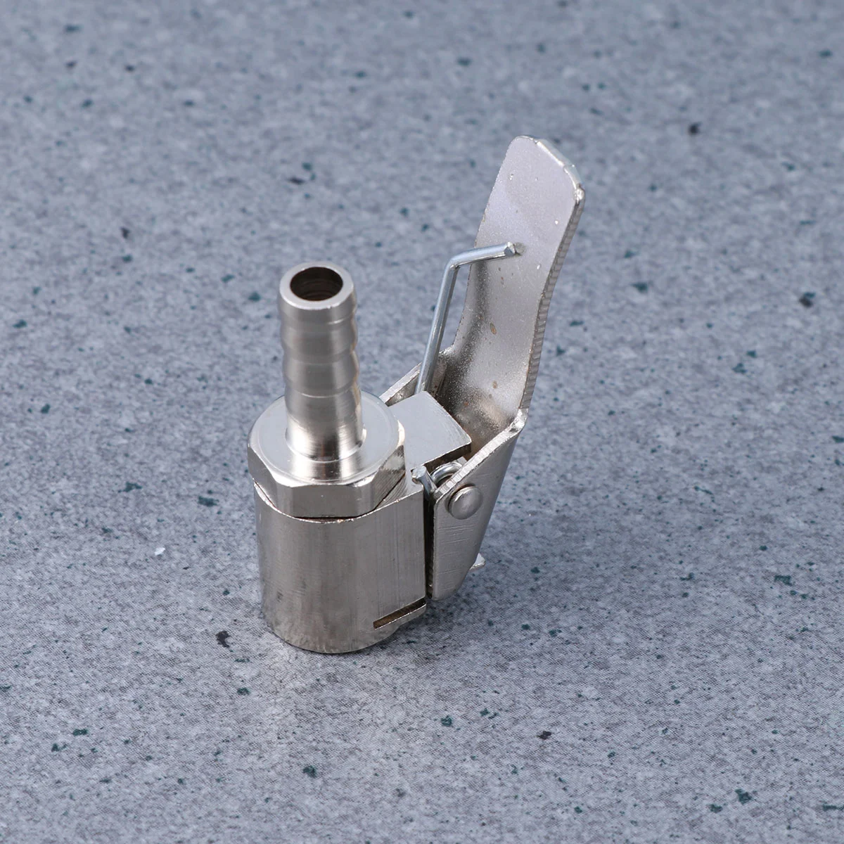 

6mm Whole Copper Car Tyre Tire Inflator Air Chunk Connector Pneumatic Pump Connector (Silver)
