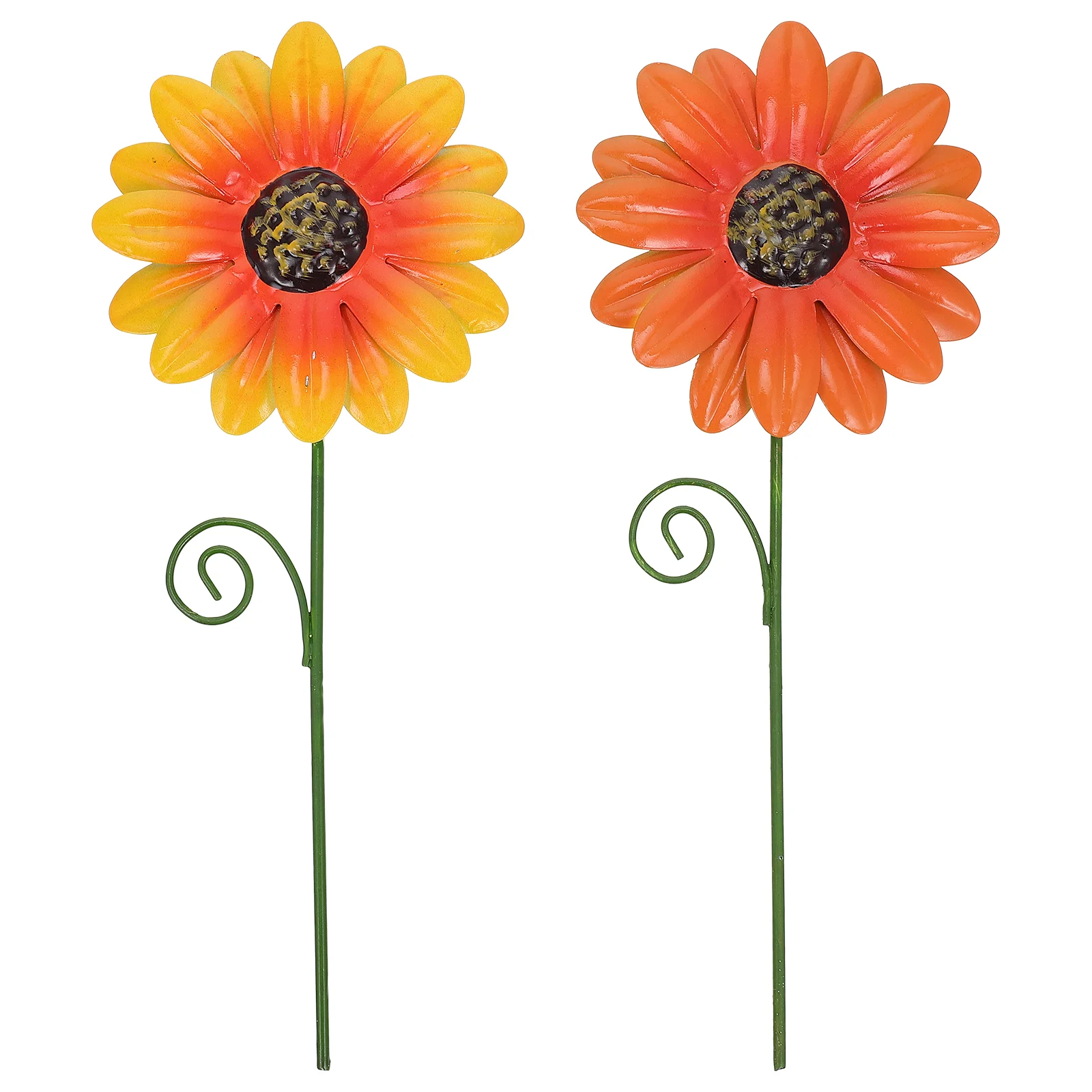 

2 Pcs Outdoor Decor Home Decor Outdoor Stakes Spring Decor Sunflower Outdoor Ornament