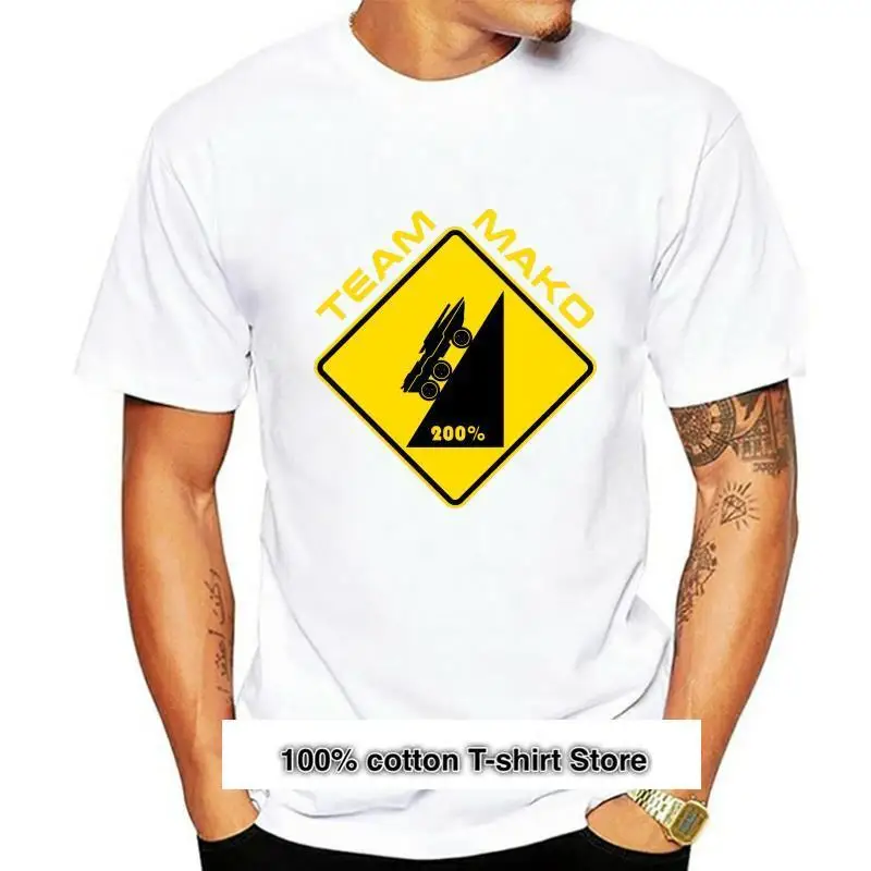

Camiseta de Mako para hombre y mujer, camisa de Mako con efecto de masa