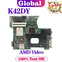 kefu notebook k42dy mainboard for asus k42dr k42d x42dy x42d laptop motherboard socket s1 amd video rev1 1 main board test ok