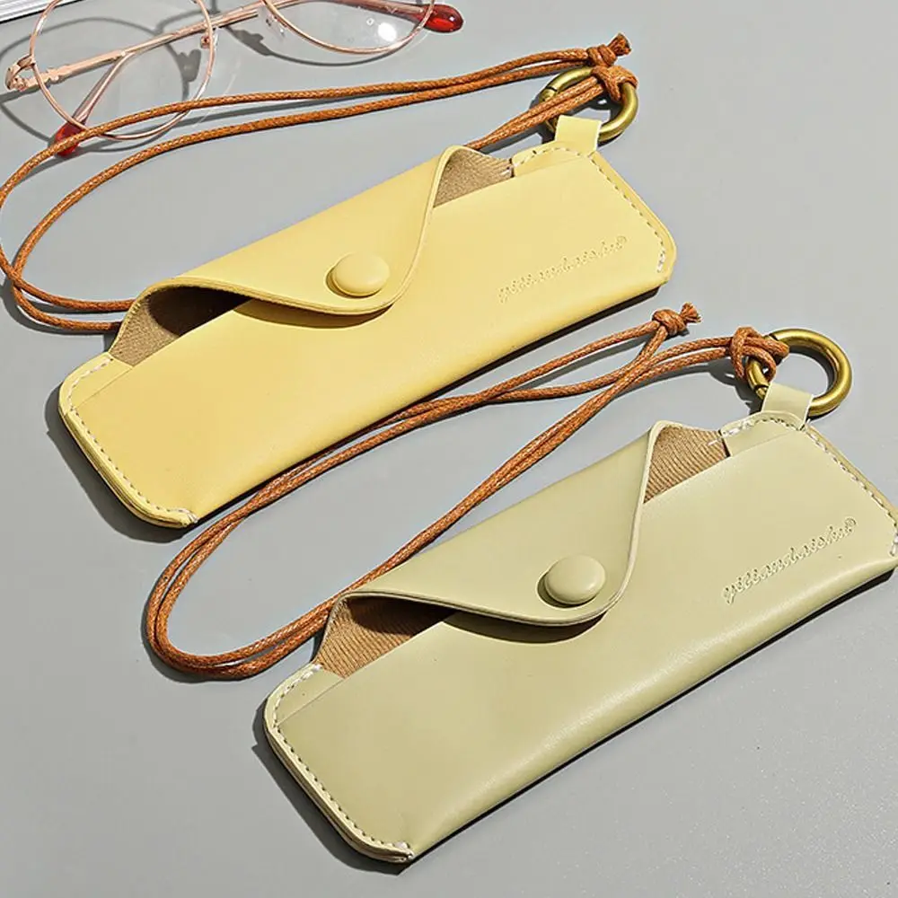 

Подвесная сумка для очков на шею, органайзер для солнцезащитных очков из искусственной кожи, женский подарок для мужчин и студентов