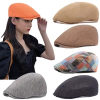 4 styles fashion cool casual peaked duckbill caps breathable hollow out mesh beret cotton hats outdoor unisex women gilrs