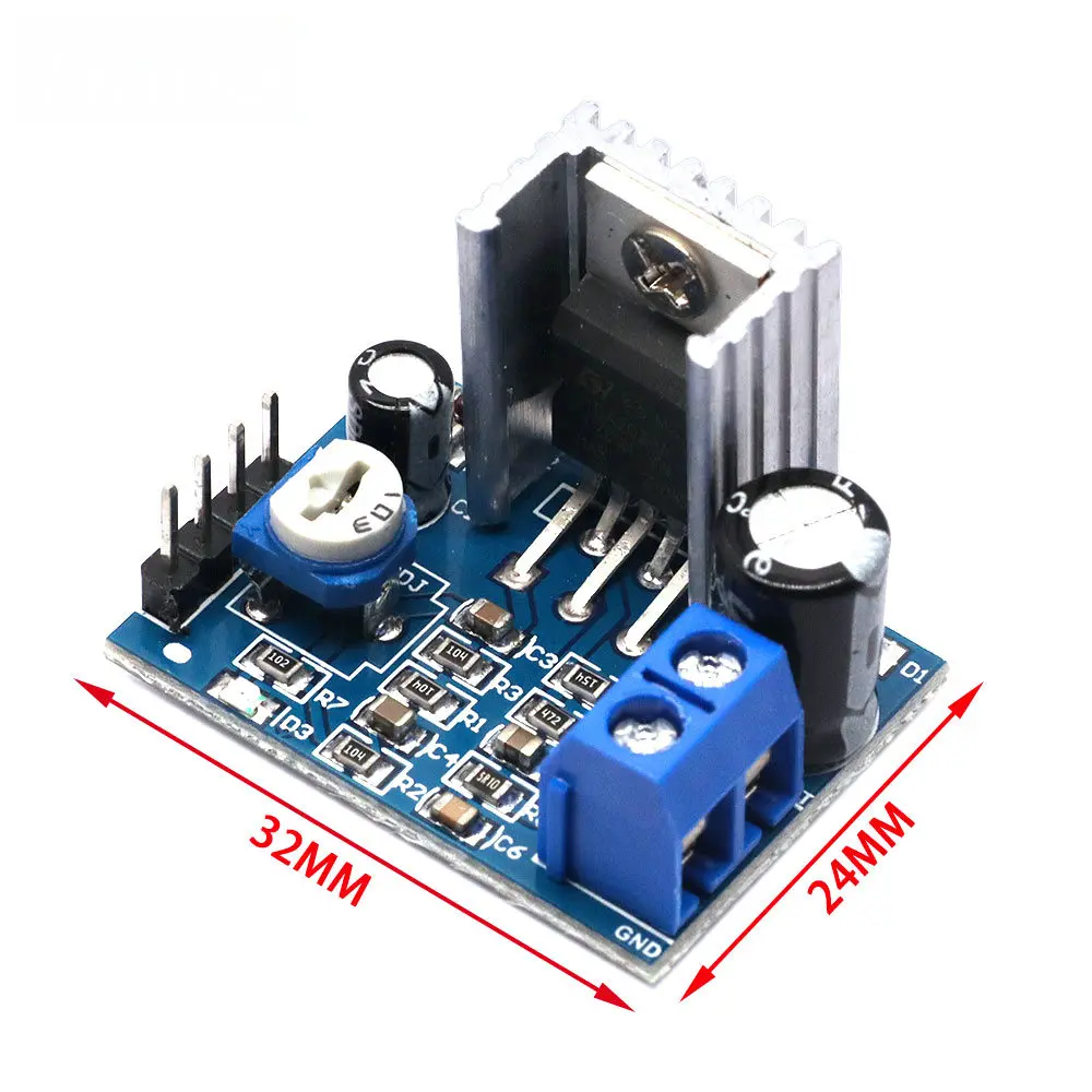 Модуль TDA2030A 6 в 9 12 В одиночный источник питания аудио TDA2030 усилитель DIY Цифровая