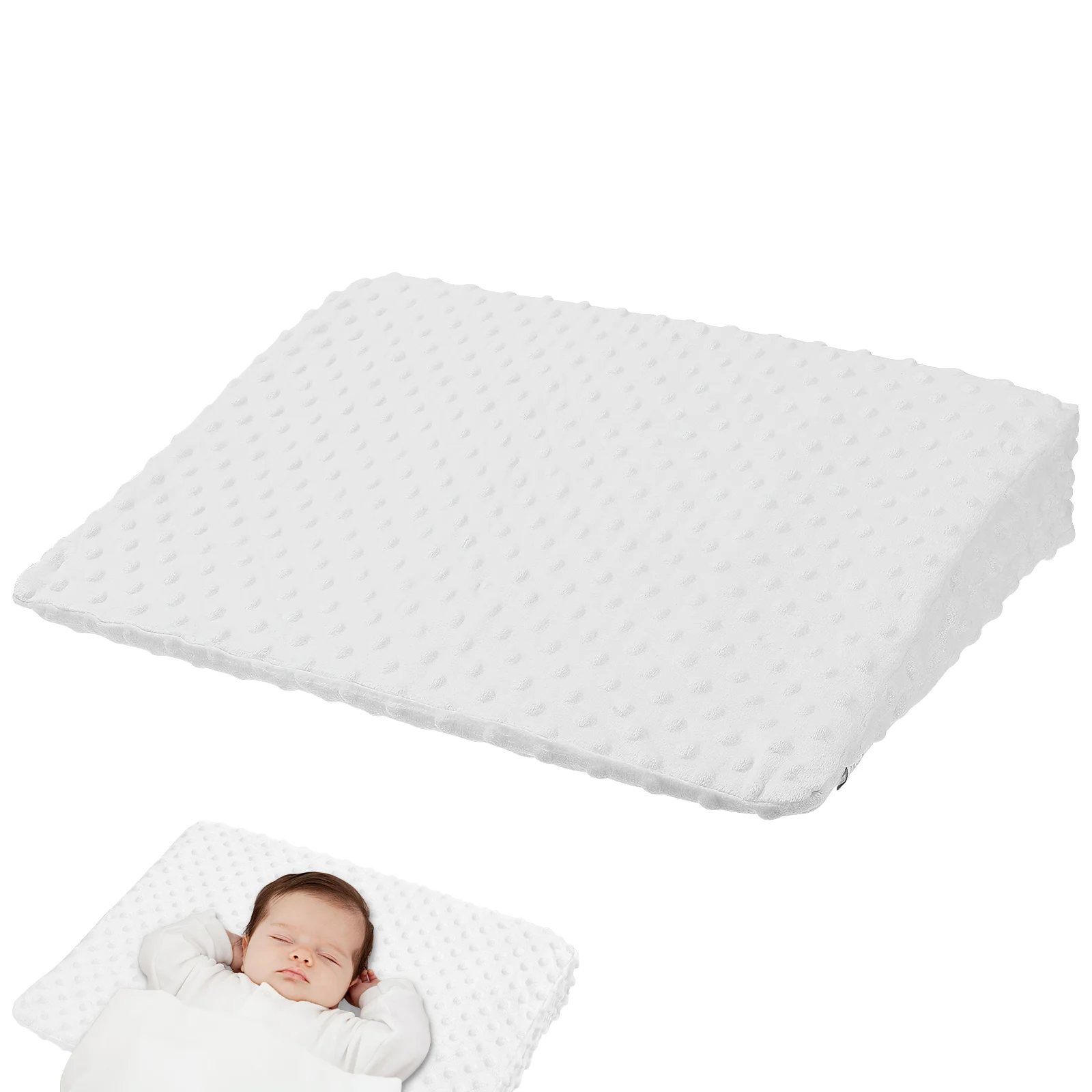 

Newborn Self Feeding Pillow For Baby Anti-spitting Milk Breastfeeding Side Sleeping Wedge