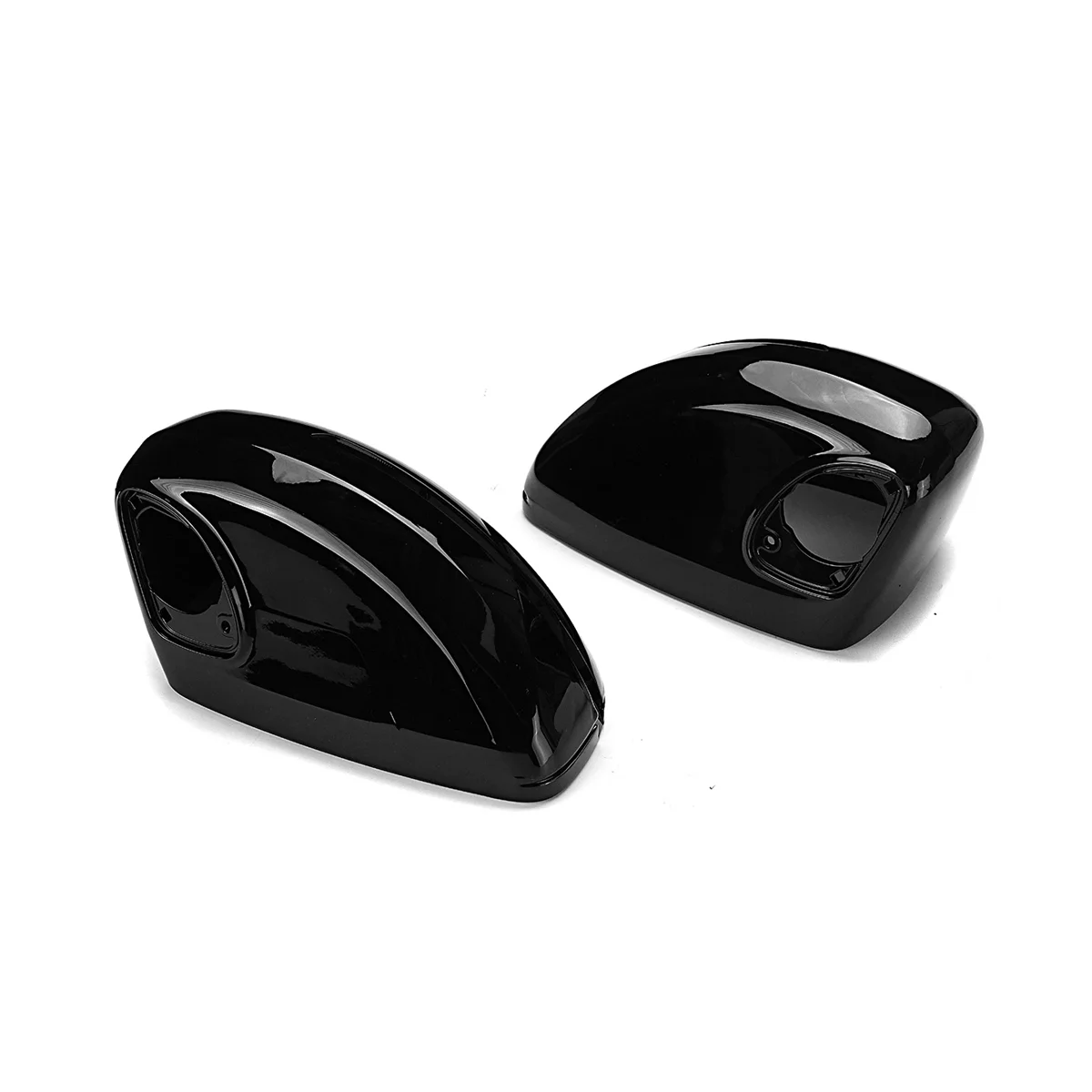 

Glossy Black Car Side Door Rearview Mirror Cover Trim for TT TTS TTRS MK2 8J R8 42 2007-2014