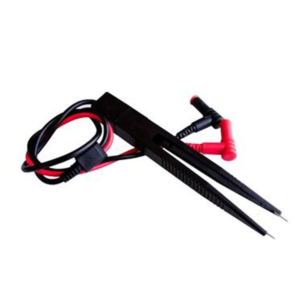 

SMD Inductor Multimeter Test Clip Probe Tweezers For Resistor Multimeter Capacitor