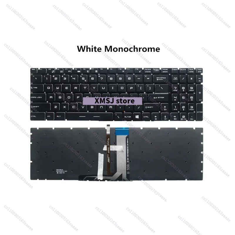 Фото Новая американская монохромная/RGB-клавиатура с подсветкой для ноутбука MSI GT62 GT62VR GT72 GT72VR GT73 GT73VR GS63 GL60 PS60 PE60 WS60 WS70 PE70 №2