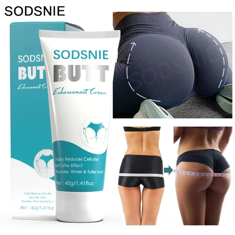 

Butt Enlargement Cream Butt Lift Enlarger Moisturizing Buttocks Enhancement Firming Lifting Get Wider Hips 40g for Bigger Ass