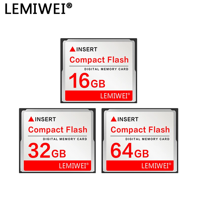 Карта памяти Lemiwei 256 МБ 512 1 ГБ 2 4 8 CF карта 16 32 64 компактная флеш-карта для камеры -