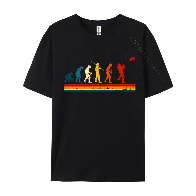Fishing Funny Evolution Of Man Newest Men Tops T Shirt Printed New Tshirts T-Shirts Customized Camisas Basicas Hombre